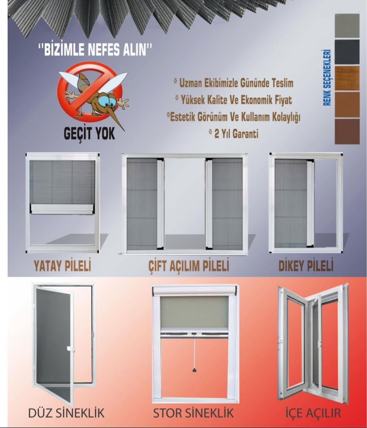 5K Sineklik İmalat Montaj